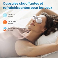 Masque oculaire chaud et froid - RENPHO - Eyespa Pods G009 - 3 modes -