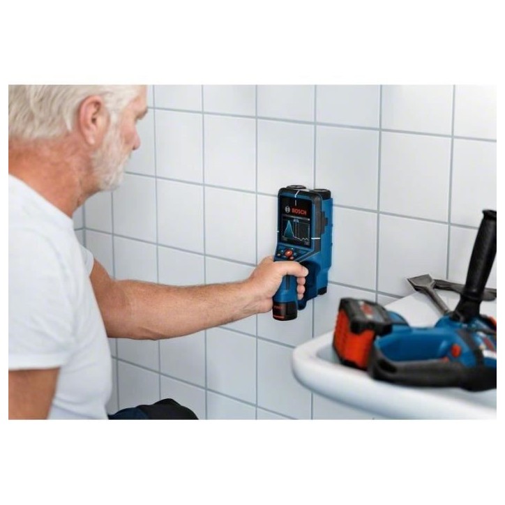 Détecteur mural Bosch Professional D-Tect 200 C en sacoche avec dragonne Bosch Radar Technology - 0601081600