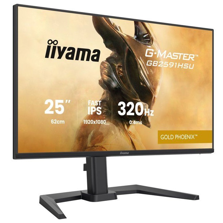 Écran PC Gaming - IIYAMA G-MASTER - Gold Phoenix GB2591HSU-B1 24.5 - 1920x1080 320Hz Écran PC Gaming - IIYAMA G-MASTER - Gold Phoenix GB2591HSU-B1 24.5 - 1920x1080 320Hz
