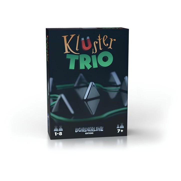 Jeu d'adresse - BORDERLINE EDITIONS - Kluster Trio - Aimants triangulaires - Des 7 ans