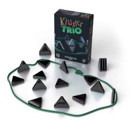 Jeu d'adresse - BORDERLINE EDITIONS - Kluster Trio - Aimants triangulaires - Des 7 ans