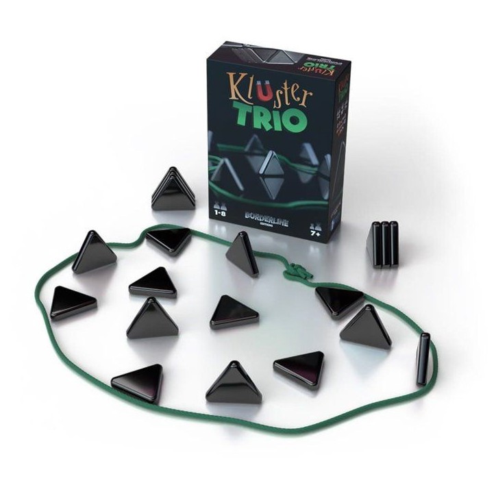 Jeu d'adresse - BORDERLINE EDITIONS - Kluster Trio - Aimants triangulaires - Des 7 ans