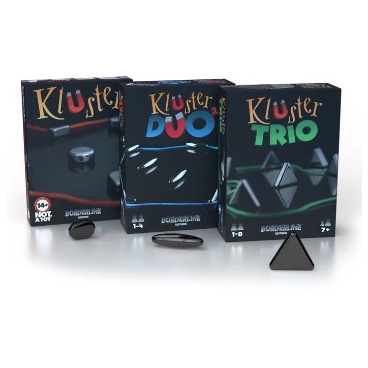 Jeu d'adresse - BORDERLINE EDITIONS - Kluster Trio - Aimants triangulaires - Des 7 ans