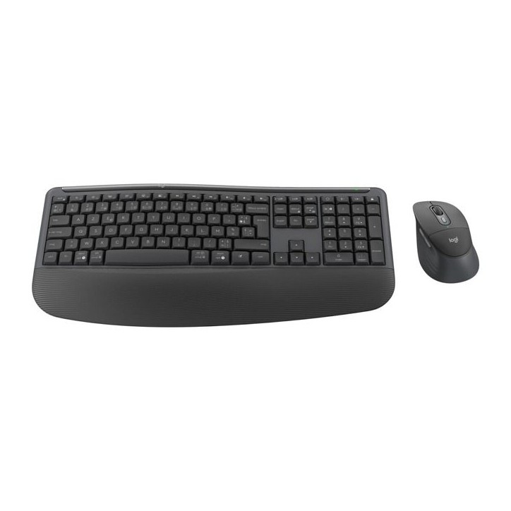 Ensemble Clavier Souris - Sans fil - Logitech - Signature Comfort Plus MK880 - Graphite Ensemble Clavier Souris - Sans fil - Logitech - Signature Comfort Plus MK880 - Graphite