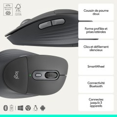 Ensemble Clavier Souris - Sans fil - Logitech - Signature Comfort Plus