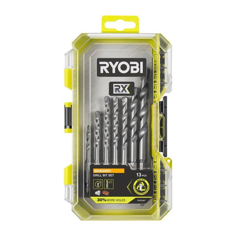 Coffret forets béton RX - RYOBI - RARXM7 - 7 forets - Compatible LINK