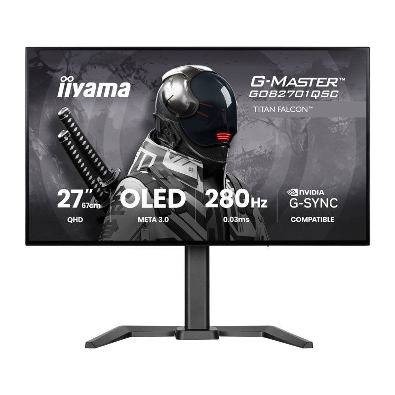 Écran PC Gaming - 27 - QHD - 280Hz - Dalle OLED - Ajustable en hauteu
