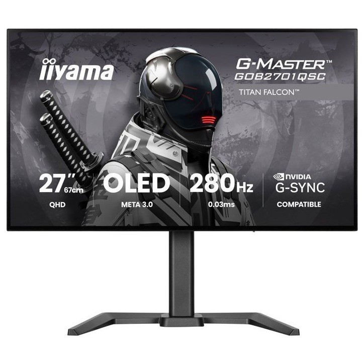 Écran PC Gaming - 27 - QHD - 280Hz - Dalle OLED - Ajustable en hauteur - GOB2701QSC-B1 Écran PC Gaming - 27 - QHD - 280Hz - Dalle OLED - Ajustable en hauteur - GOB2701QSC-B1