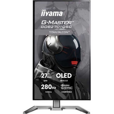Écran PC Gaming - 27 - QHD - 280Hz - Dalle OLED - Ajustable en hauteur - GOB2701QSC-B1