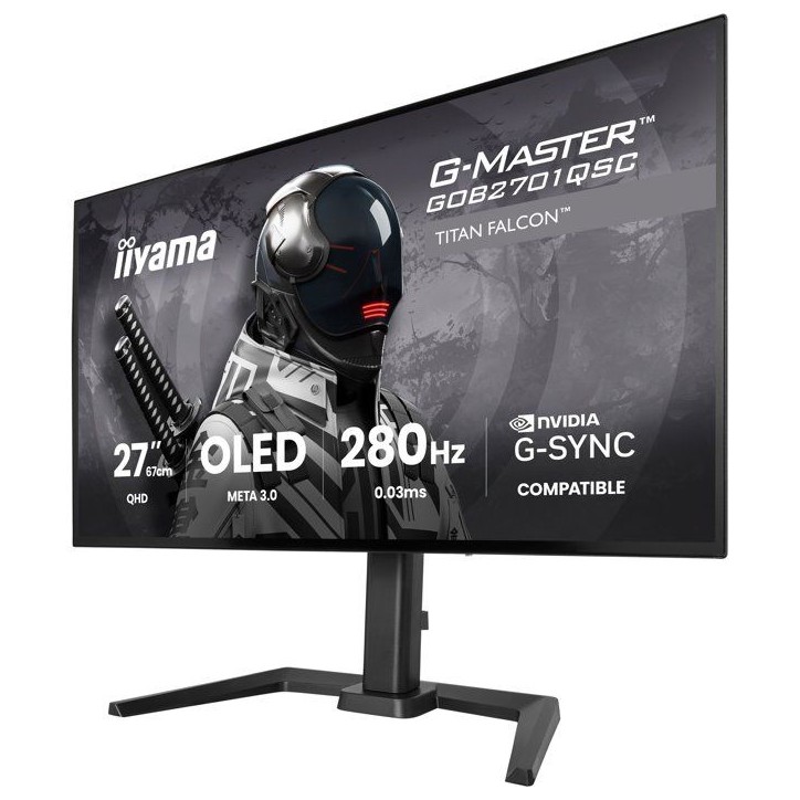 Écran PC Gaming - 27 - QHD - 280Hz - Dalle OLED - Ajustable en hauteur - GOB2701QSC-B1 Écran PC Gaming - 27 - QHD - 280Hz - Dalle OLED - Ajustable en hauteur - GOB2701QSC-B1