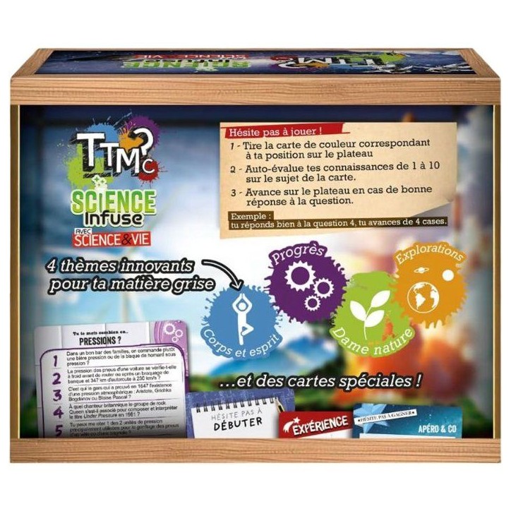 Jeu de société - TTMC - Science & Vie - Quiz scientifique - Culture générale - Des 14 ans Jeu de société - TTMC - Science & Vie - Quiz scientifique - Culture générale - Des 14 ans