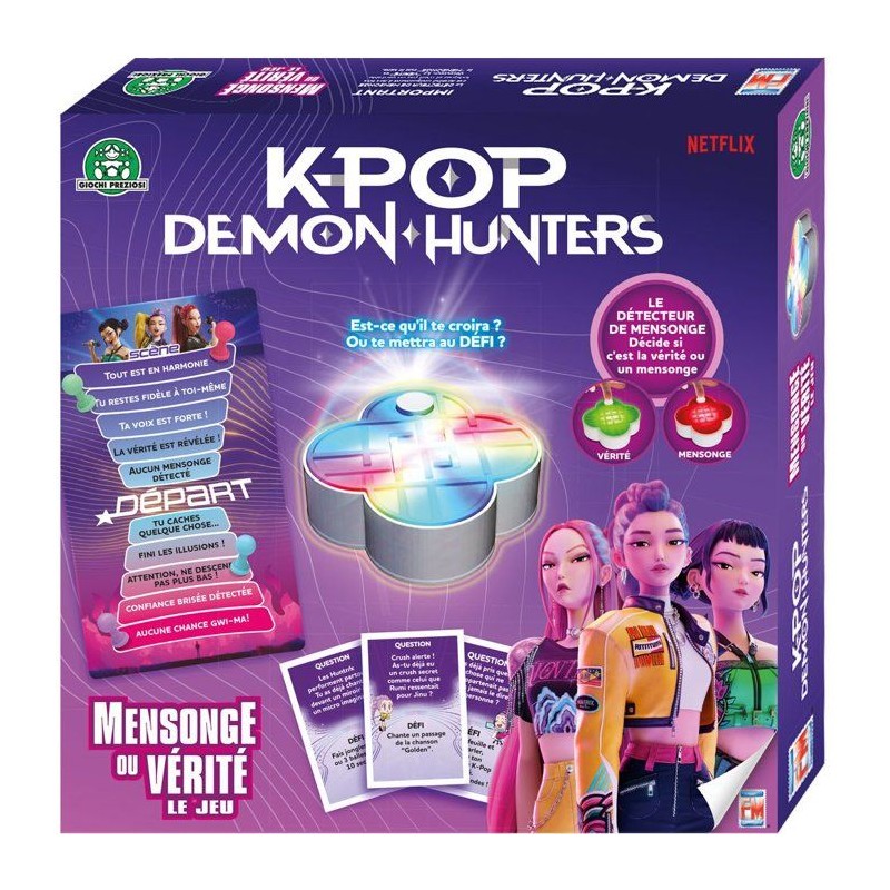 K-Pop Demon Hunters - Jeu d'ambiance - GIOCHI PREZIOSI - Mensonge ou v