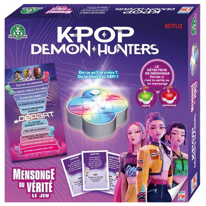 K-Pop Demon Hunters - Jeu d'ambiance - GIOCHI PREZIOSI - Mensonge ou vérité - Des 8 ans