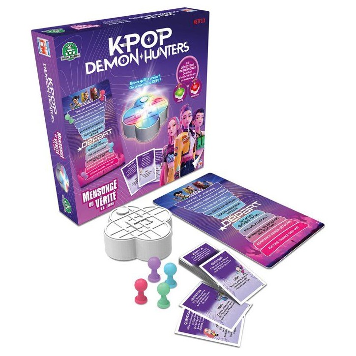 K-Pop Demon Hunters - Jeu d'ambiance - GIOCHI PREZIOSI - Mensonge ou vérité - Des 8 ans