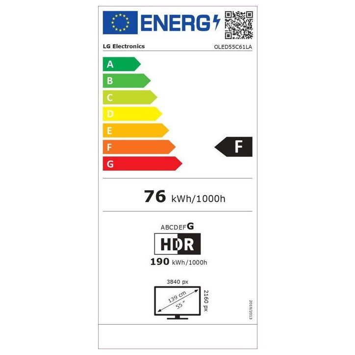 LG 55C6 - TV OLED 55 (139 cm) - 4K UHD 3840x2160 - 120Hz - HDR10 - Smart TV webOS - 4xHDMI - WiFi LG 55C6 - TV OLED 55 (139 cm) - 4K UHD 3840x2160 - 120Hz - HDR10 - Smart TV webOS - 4xHDMI - WiFi