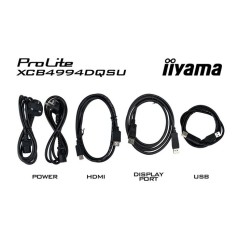 Écran PC Incurvé - 49 - Dual QHD - 120Hz - Ajustable en hauteur - XC