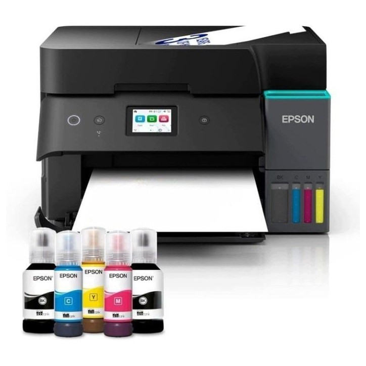 Imprimante multifonction jet d'encre - EPSON - EcoTank ET-4955 - Wi-Fi - Fax - Chargeur 30 feuilles