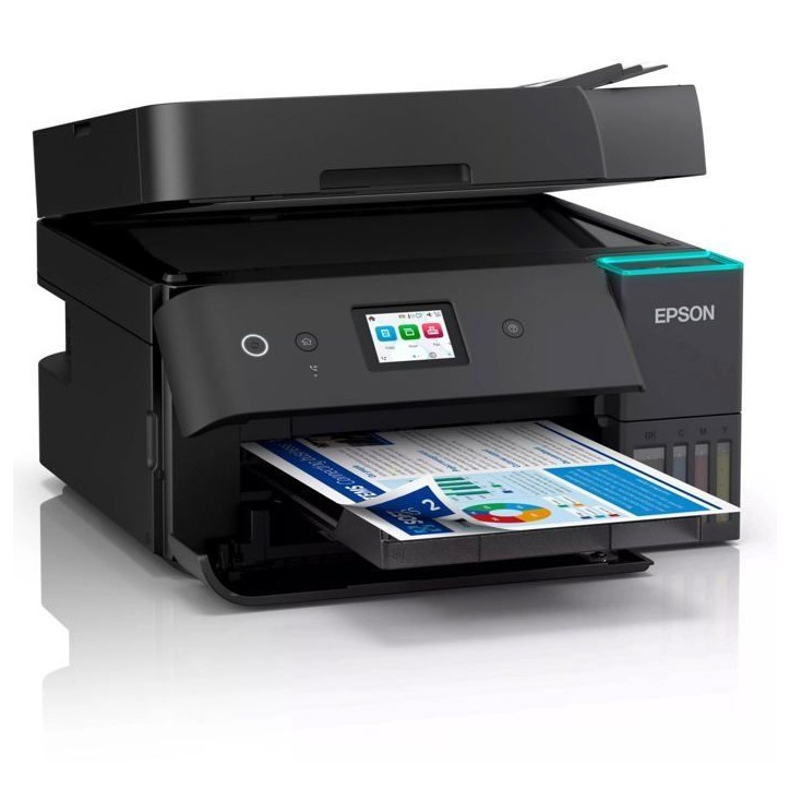 Imprimante multifonction jet d'encre - EPSON - EcoTank ET-4955 - Wi-Fi - Fax - Chargeur 30 feuilles