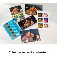 Imprimante stickers et photos - CRICUT - StickerPix Print - Pack Essentiels - 54 feuilles - Cartouche d'encre incluse