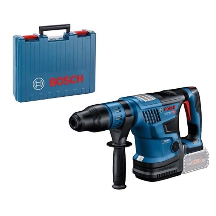Perforateur SDS-Max Bosch Professional Biturbo 18V-36C GBH + 7J, 0-2900 cps/min (sans batterie ni chargeur) + Coffret – 061191