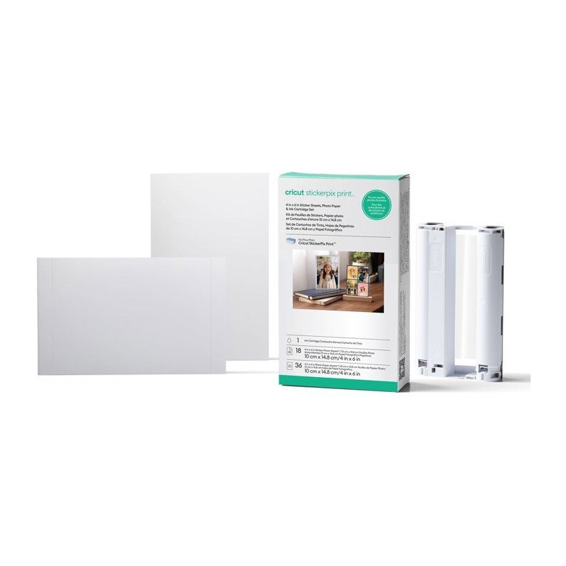 Pack stickers et papier photo - CRICUT - StickerPix Print - 54 feuille