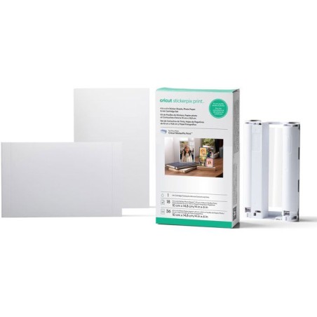Pack stickers et papier photo - CRICUT - StickerPix Print - 54 feuille