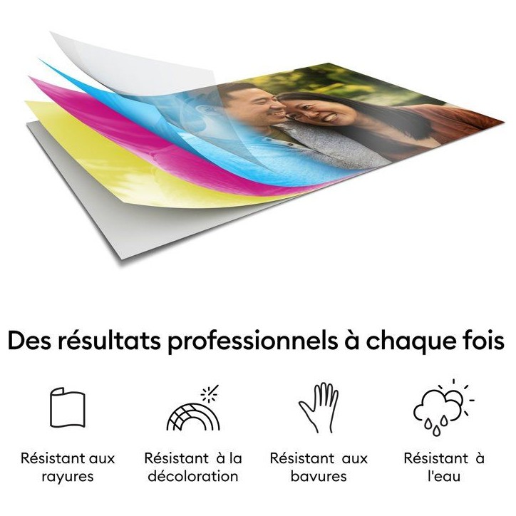 Pack stickers et papier photo - CRICUT - StickerPix Print - 54 feuilles - Cartouche d'encre incluse