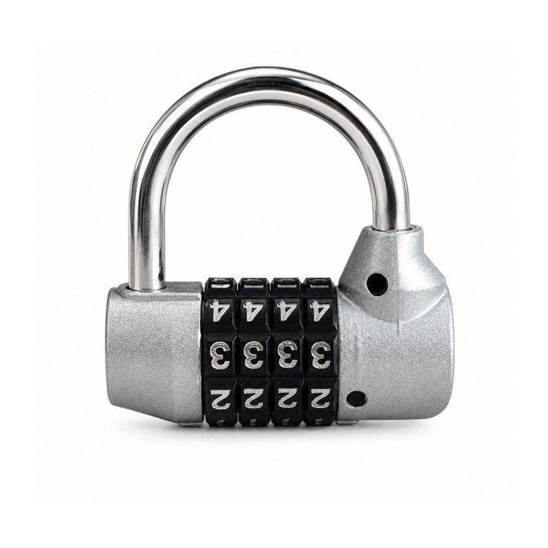 Cadenas a combinaison - ABUS - 154/65 - 4 chiffres - Corps zamac - Ans