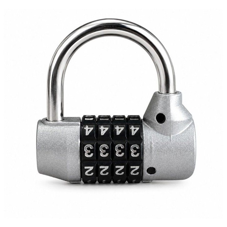 Cadenas a combinaison - ABUS - 154/65 - 4 chiffres - Corps zamac - Anse acier cémenté Cadenas a combinaison - ABUS - 154/65 - 4 chiffres - Corps zamac - Anse acier cémenté