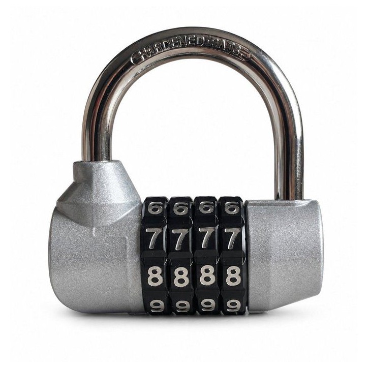 Cadenas a combinaison - ABUS - 154/65 - 4 chiffres - Corps zamac - Anse acier cémenté Cadenas a combinaison - ABUS - 154/65 - 4 chiffres - Corps zamac - Anse acier cémenté