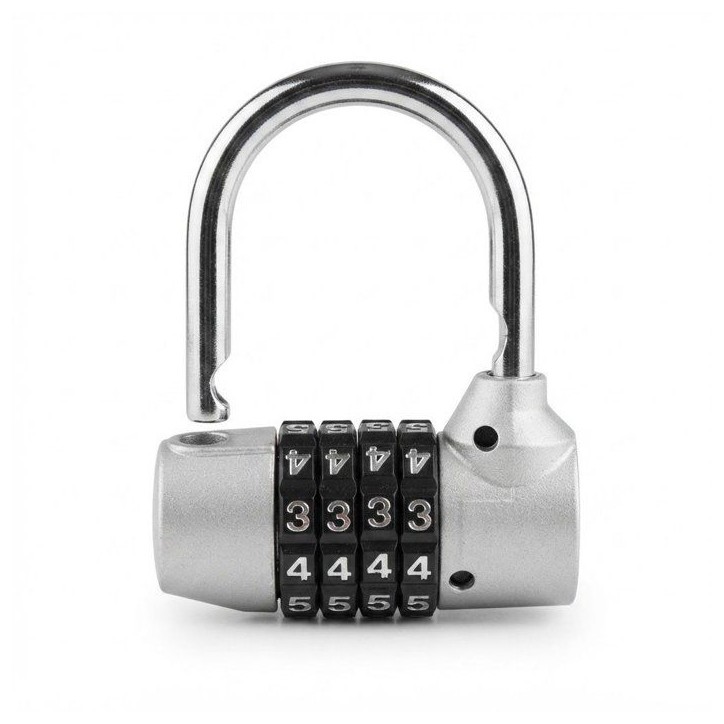 Cadenas a combinaison - ABUS - 154/65 - 4 chiffres - Corps zamac - Anse acier cémenté Cadenas a combinaison - ABUS - 154/65 - 4 chiffres - Corps zamac - Anse acier cémenté