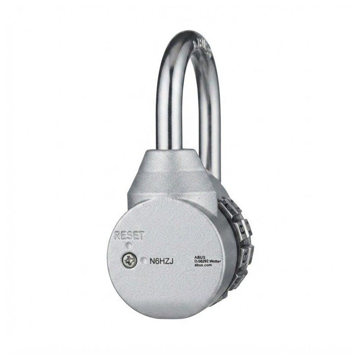 Cadenas a combinaison - ABUS - 154/65 - 4 chiffres - Corps zamac - Anse acier cémenté Cadenas a combinaison - ABUS - 154/65 - 4 chiffres - Corps zamac - Anse acier cémenté