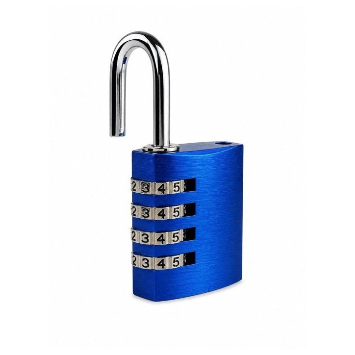 Cadenas a combinaison - ABUS - 145/40 - 4 chiffres - Aluminium bleu - Sécurité renforcée Cadenas a combinaison - ABUS - 145/40 - 4 chiffres - Aluminium bleu - Sécurité renforcée