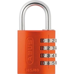 Cadenas a combinaison - ABUS - 145/40 - 4 chiffres - Aluminium orange