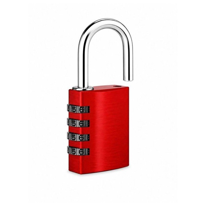 Cadenas a combinaison - ABUS - 145/40 - 4 chiffres - Aluminium orange - Résistant Cadenas a combinaison - ABUS - 145/40 - 4 chiffres - Aluminium orange - Résistant