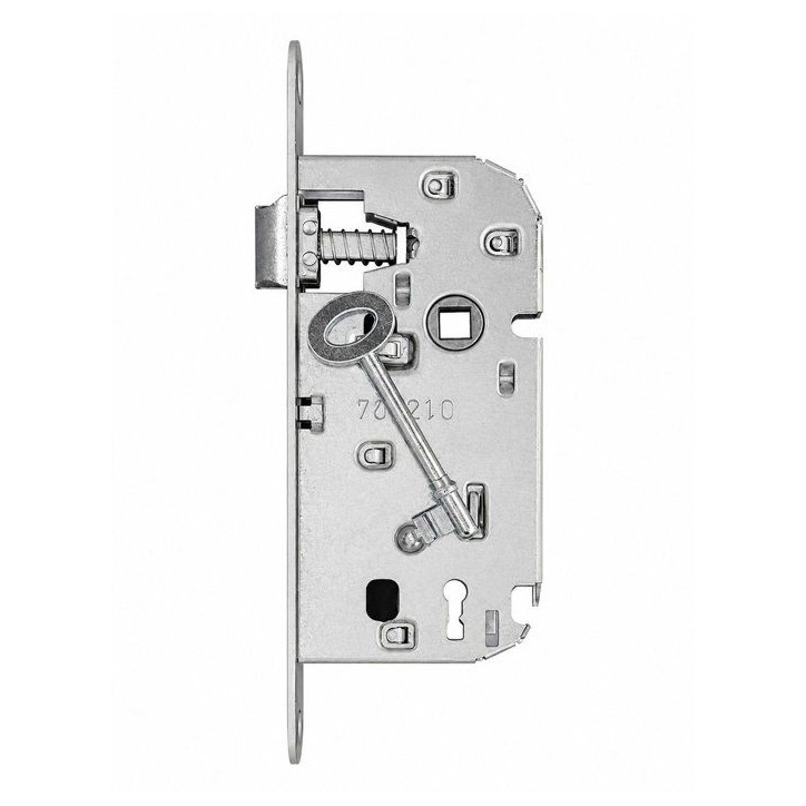 Serrure a encastrer - ABUS - SE 50 CLEL W/G - Pene dormant - Réversible - Axe 50 mm