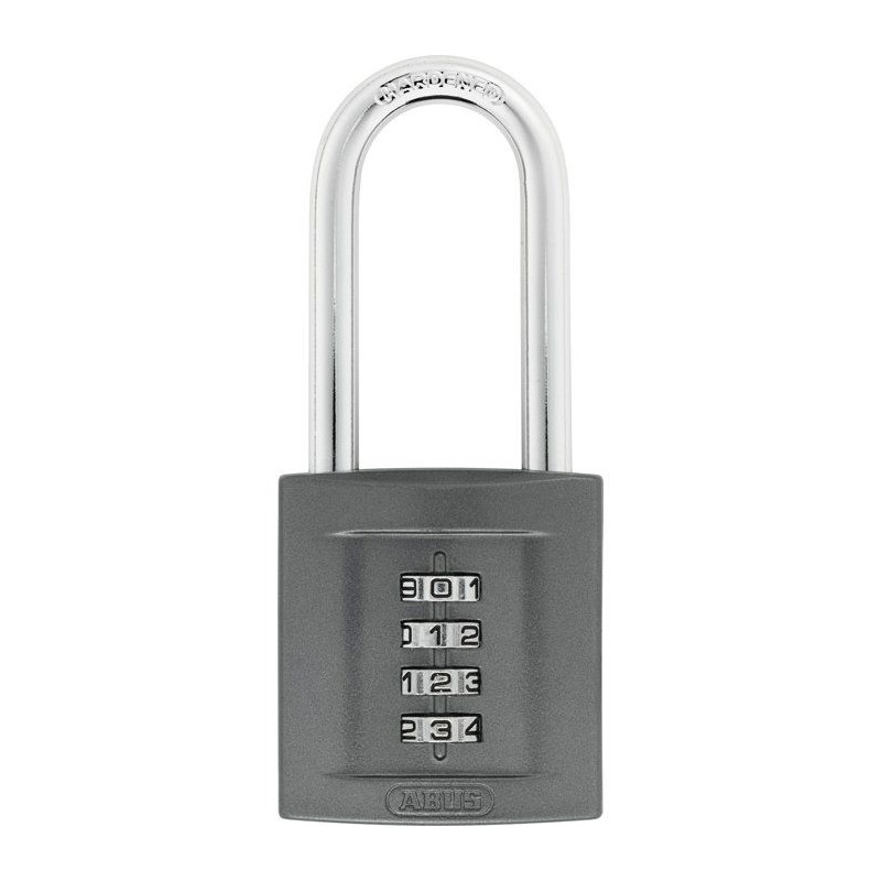 Cadenas a combinaison - ABUS - 158/50HB50 - 4 chiffres - Haute anse -