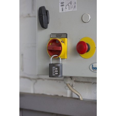 Cadenas a combinaison - ABUS - 158/50HB50 - 4 chiffres - Haute anse - Acier cémenté