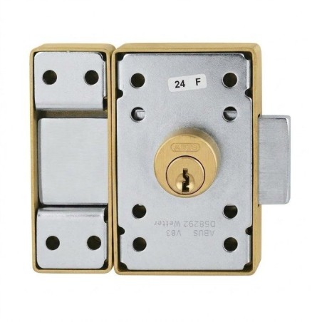 Verrou de porte - ABUS - V83 CC 45 - Double cylindre - Bronze - Coffre