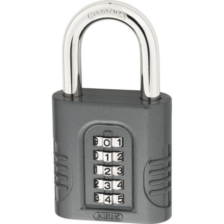 Cadenas a combinaison - ABUS - 158/65 - 5 chiffres - Zamac massif - Haute sécurité