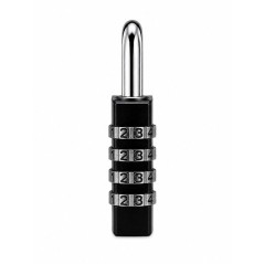 Cadenas a combinaison - ABUS - 145/40 - 4 chiffres - Aluminium noir -