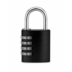 Cadenas a combinaison - ABUS - 145/40 - 4 chiffres - Aluminium noir -