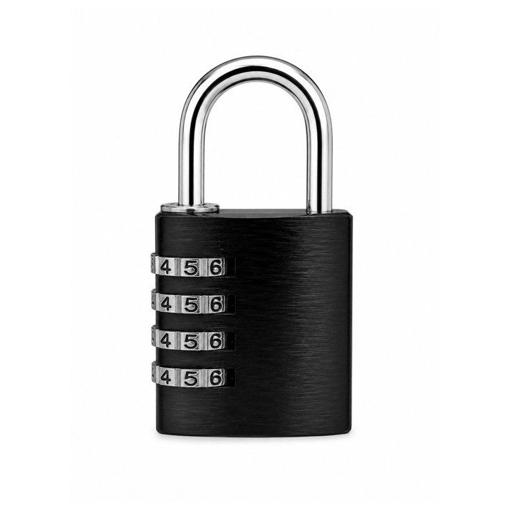 Cadenas a combinaison - ABUS - 145/40 - 4 chiffres - Aluminium noir - Protection renforcée