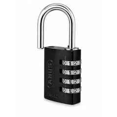 Cadenas a combinaison - ABUS - 145/40 - 4 chiffres - Aluminium noir -