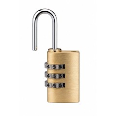 Cadenas a combinaison - ABUS - 165/20 - 3 chiffres - Laiton massif - A
