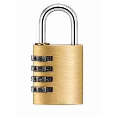 Cadenas a combinaison - ABUS - 165/40 - 4 chiffres - Laiton massif - S