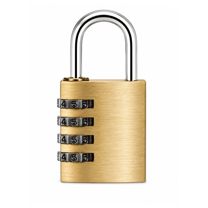 Cadenas a combinaison - ABUS - 165/40 - 4 chiffres - Laiton massif - Sécurité accrue Cadenas a combinaison - ABUS - 165/40 - 4 chiffres - Laiton massif - Sécurité accrue