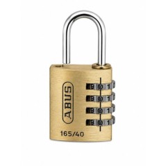 Cadenas a combinaison - ABUS - 165/40 - 4 chiffres - Laiton massif - S