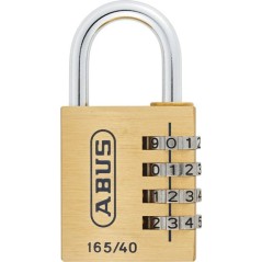 Cadenas a combinaison - ABUS - 165/40 - 4 chiffres - Laiton massif - S