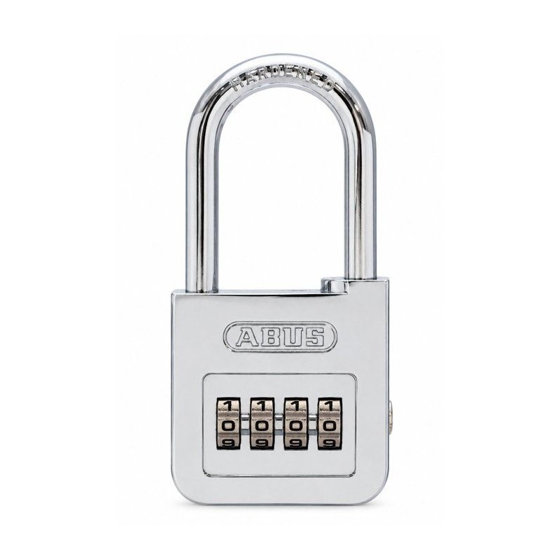 Cadenas a combinaison - ABUS - 160/50HB50 - 4 chiffres - Chromé - Hau